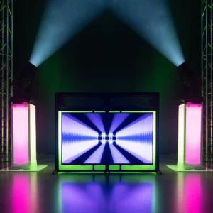 DJ Booth - Vonyx DB6 Inclusief 65 inch TV